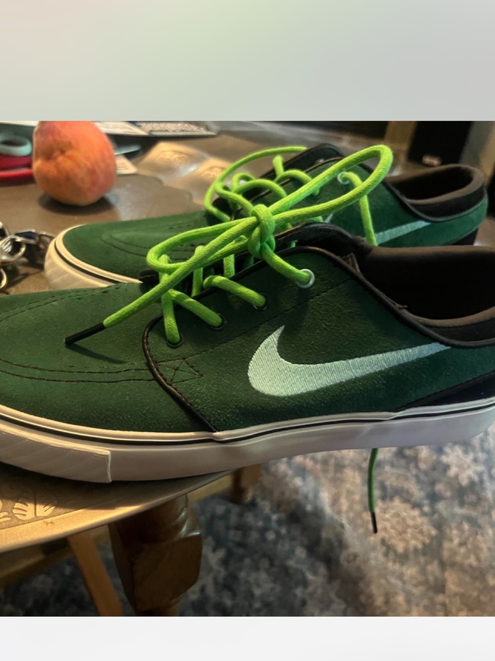 Nike SB Stephan Stanowski with Lime Laces
